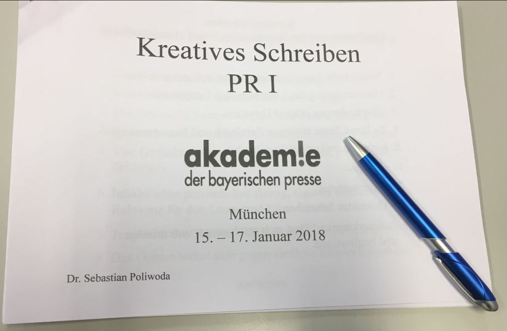 Fortbildung bei HeadlineAffairs - Kreatives Schreiben